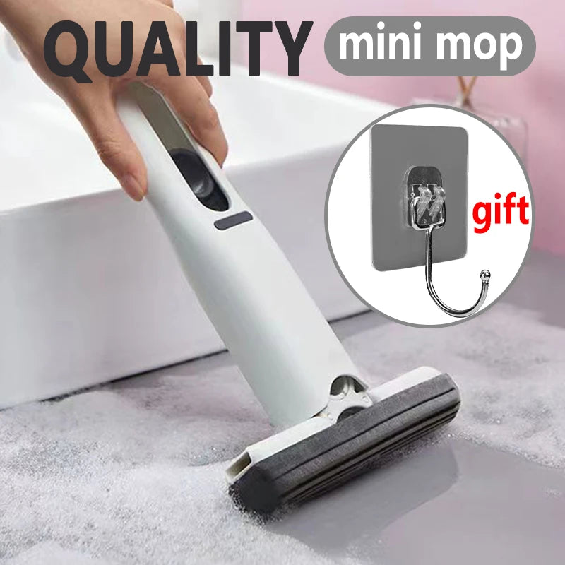 Compact Self-Squeezing Mini Mop