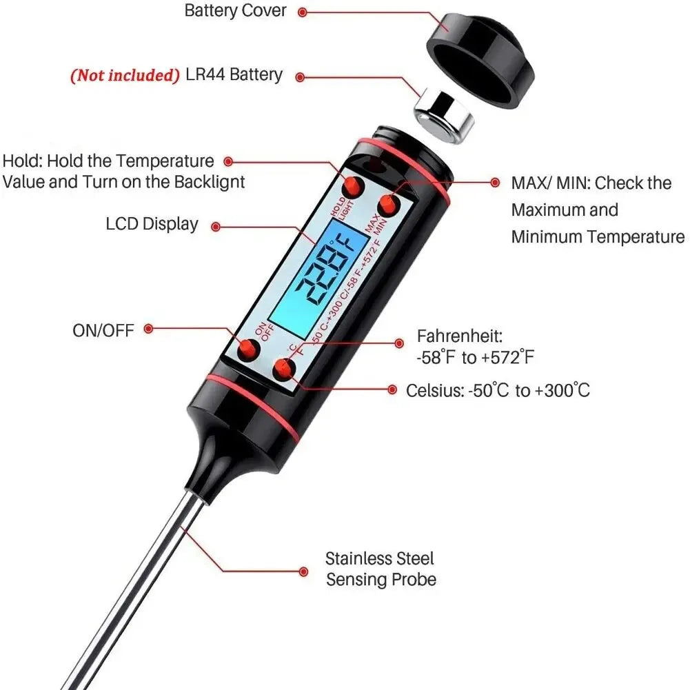 Instant Read Cooking Thermometer