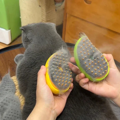 Steamy Cat Grooming Brush