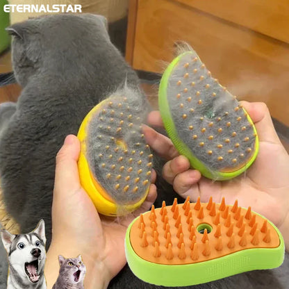 Steamy Cat Grooming Brush